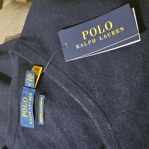 Polo by Ralph Lauren Men's Navy Sweater - Picture 3 of 5